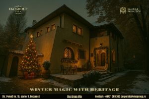 Poveste de Craciun în casa anilor ’30: farmecul unei ere retrăite la Eko Group Vila