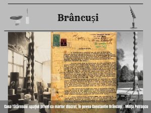 Casa Tătărescu: spațiul privat ca martor discret, în povestea Constantin Brâncuși - Milița Petrașcu